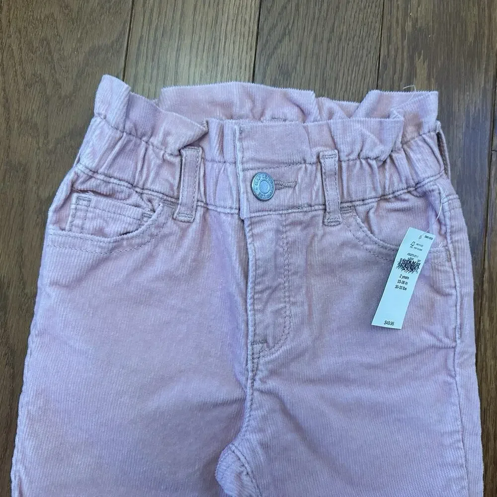 Gap Toddler Girl Curduroy Jeans Pants Pink 2T Just‎ Like Mom NWT